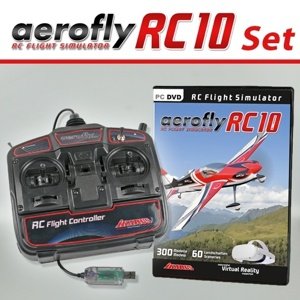 Aerofly RC10 na DVD pro Win8.1/10/11 s USB ovladačem RC Simulátory IQ models