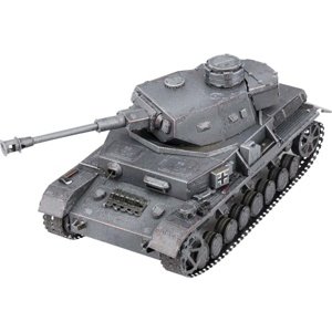 Metal Earth Luxusní ocelová stavebnice Panzer IV Tank Autodráhy a stavebnice IQ models