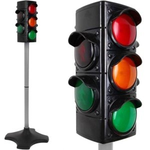 Siva funkční dopravní semafor, výška 72 cm Doplňky IQ models