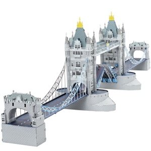 Metal Earth Luxusní ocelová stavebnice London Tower Bridge Autodráhy a stavebnice IQ models