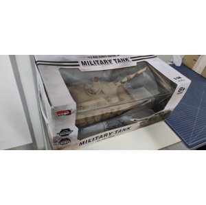 MZ M1A2 Abrams 1/14- Nové, porušený obal viz foto, outlet RC tanky IQ models