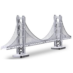 Metal Earth Luxusní ocelová stavebnice Golden Gate Bridge Autodráhy a stavebnice IQ models
