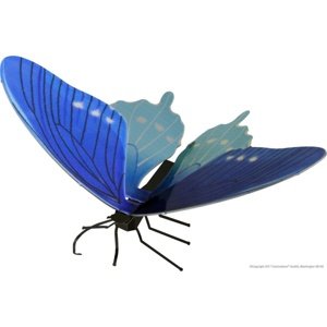 Metal Earth Luxusní ocelová stavebnice Butterfly Pipevine Swallowtail Autodráhy a stavebnice IQ models