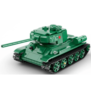CaDA RC stavebnice RC Tank T-34 722 dílků Autodráhy a stavebnice IQ models