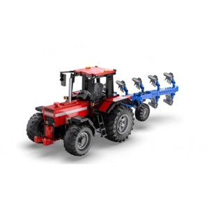 CaDA RC stavebnice RC Traktor s pluhem 1675 dílků Autodráhy a stavebnice IQ models