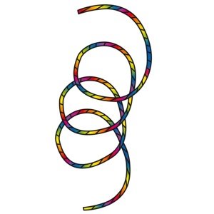Invento Tube Tail Rainbow Spiral 24m Draci a ostatní IQ models