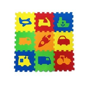 Siva Pěnové puzzle pro děti - vozidla Doplňky IQ models