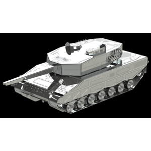 Metal Time Luxusní ocelová stavebnice tank Leopard 2 Autodráhy a stavebnice IQ models