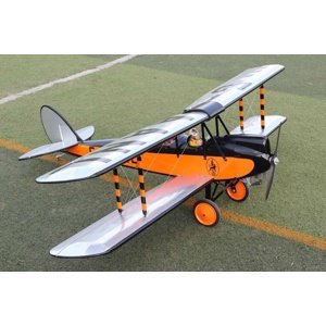 DH-60 Gipsy Moth 1,7m Oranžová/Černá Modely letadel IQ models