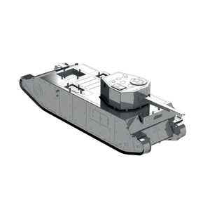 Metal Time Luxusní ocelová stavebnice tank TOG II Autodráhy a stavebnice IQ models