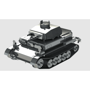 Metal Time Luxusní ocelová stavebnice tank Pz.Kpfw. II Ausf.G Autodráhy a stavebnice IQ models