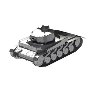Metal Time Luxusní ocelová stavebnice tank Pz.Kpfw. II Autodráhy a stavebnice IQ models