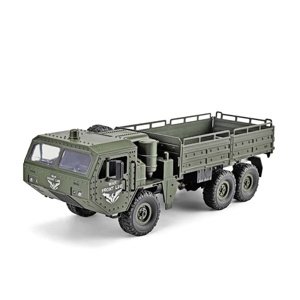 S-Idee RC vojenský truck 1:16 zelený proporcionální jízda  IQ models