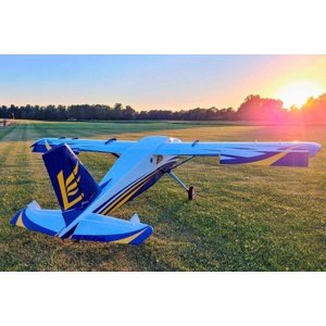 120" Turbo Bushmaster V2 - Modrá/Bílá/Žlutá 3,06m Modely letadel IQ models