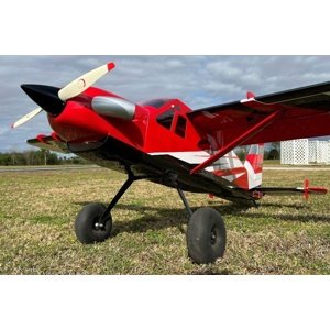 100" Turbo Bushmaster - Červená/Bílá 2,54m Letadla IQ models