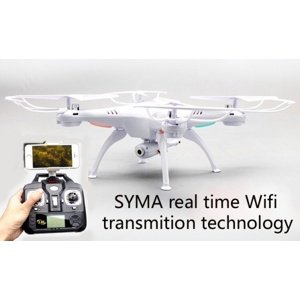 Syma X5SW FPV BÍLÁ,- nové, nerozbaleno, poškozený obal, outlet RC drony IQ models