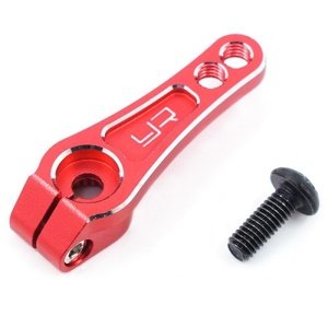 25T Hliníková páka serva 17mm a 20mm červená pro SRT, Futaba, Savox Serva IQ models