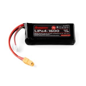 LiPo-Akku 20C 4/1600 14,8V s konektorem XT-60 Nutné příslušenství ke zprovoznění IQ models