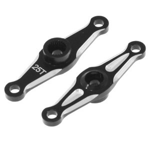 Alu páka oboustranná, černá, pro FUTABA/SAVOX/POWER HD/ORION/ACE 1 ks. Doporučené příslušenství IQ models