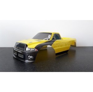 Náhradní karoserie na Big King 1:10 - žlutá Díly - RC auta IQ models