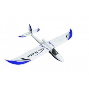 Siva RC letadlo SKY SURFER V2 1400 mm modrá RC vrtulníky a letadla IQ models