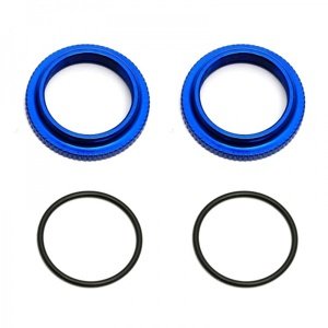 FT 12mm hliníková matka olejového tlumiče, modrá, 2 ks. Modely aut IQ models