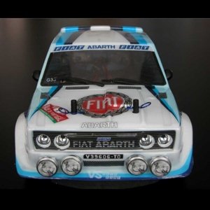 FIAT 131 RALLY WRC + lights, 1:10, 4WD, RTR, 2.4 GHZ Elektro IQ models