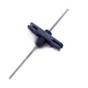 Bottom blade clip with main shaft - S107G-08S Díly - RC vrtulníky IQ models