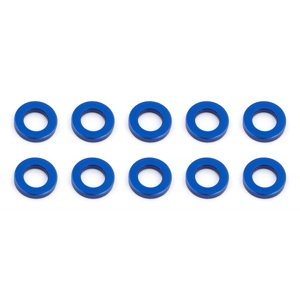 Vymezovací hliníkové podložky, 5.5x3,0x1.0mm, modré, 10 ks. Náhradní díly IQ models
