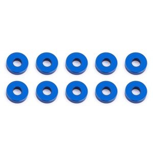 Vymezovací hliníkové podložky, 7.8x3,0x2.0mm, modré, 10 ks. Modely aut IQ models