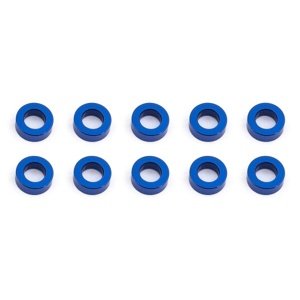 Vymezovací hliníkové podložky, 5.5x3,0x2.0mm, modré, 10 ks. Náhradní díly IQ models