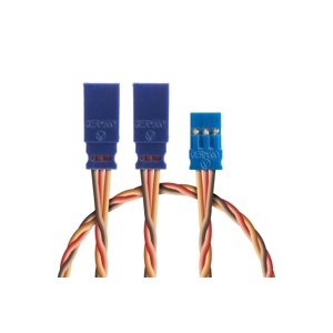 Y-kabel 300mm JR 0,35qmm kroucený silikonkabel, 1 ks. Konektory a kabely IQ models