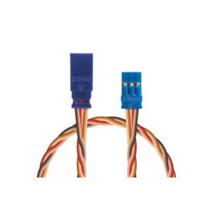 Prodlužovací kabel 100mm, JR 0,50qmm kroucený silikonkabel, 1 ks. Konektory a kabely IQ models