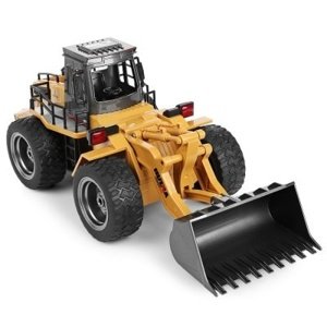 Huina RC kolový nakladač s kovovou lžící 1:18 RC auta, traktory, bagry IQ models