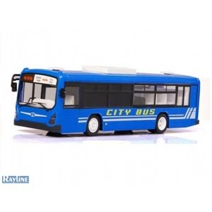 DOUBLE E RC městský autobus s otevíracími dveřmi 33cm modrá RC auta, traktory, bagry IQ models