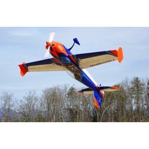 78" Extra 300 EXP V3 - Modrá/Oranžová/Bílá 1,98m Modely letadel IQ models