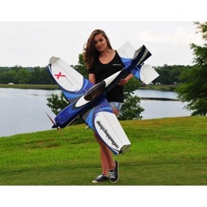 52" Velox - Modrá/Bílá 1,32m Modely letadel IQ models