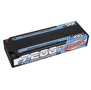 X-CELERATED 100C LiPo Stick Hardcase-7200mAh-7.4V-G4 (51,80Wh) Akumulátory IQ models