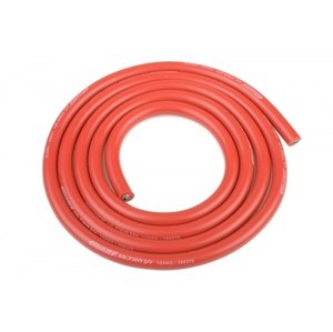 Silikonový kabel 5,5qmm, 10AWG, 1metr, červený Konektory a kabely IQ models