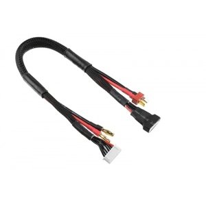 Nabíjecí kabel - G4/6S XH na T-DYN/6S XH - 14 AWG/ULTRA V+ Silikon Kabel - 30cm Konektory a kabely IQ models