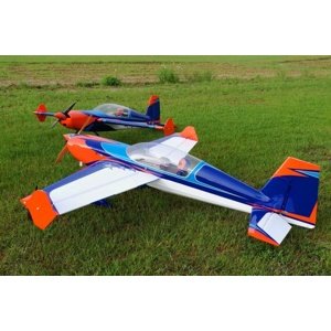 85" Extra 300 EXP - Modrá/Oranžová/Bílá 2,15m Modely letadel IQ models
