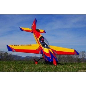 85" Extra 300 EXP - Žlutá/Červená/Modrá 2,15m Modely letadel IQ models