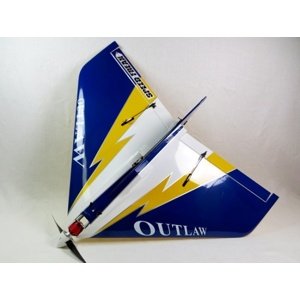 36" E-Outlaw V2 - Modrá/Žlutá 0,94m Modely letadel IQ models