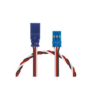 Prodlužovací kabel 350mm, FUTABA 0,35qmm kroucený silikonkabel, 1 ks. Konektory a kabely IQ models