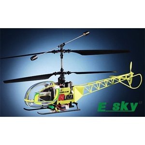 RC vrtulník LAMA V3, 4ch, originál E-SKY + PC Simulátor 4 - kanálové IQ models