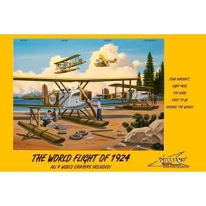WorldFlight of 1924, čtyři letadla (1/72) & DVD Příslušenství letadla IQ models