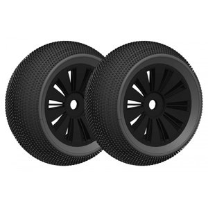Off-Road 1/8 Truggy gumy - nalepené na černém disku - 1 pár Příslušenství auta IQ models
