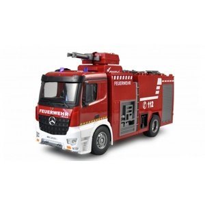 Amewi RC hasičský vůz Mercedes-Benz Arocs 1:18 s funkční stříkačkou RC auta, traktory, bagry IQ models