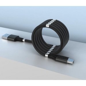 Magnetický samonavíjecí USB nabíjecí kabel (Micro USB) (180 cm) PC a GSM příslušenství IQ models