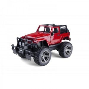 Siva RC Jeep Wrangler 1:14 červená, dálkově otevírané dveře RC auta, traktory, bagry IQ models